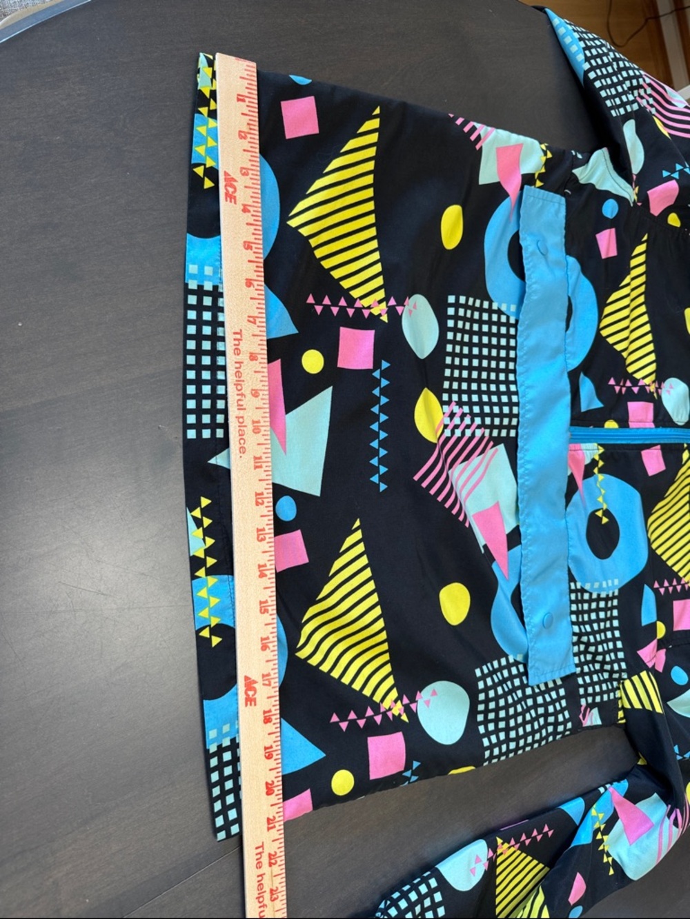 Super Massive Jacket Men's 1/2 Zip Pullover Windbreaker Hooded Medium 90s Unisex - Picture 10 of 16